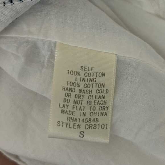 NWOT Everly cotton embroidered dress - Picture 7 of 7